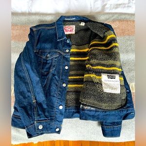 Levi's® WellThread™ X Outerknown Lined Sherpa Denim/Jean Jacket